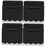 KICHOUSE 4Stücke Laptop Riser Zusammenklappbarer Notebook Halter für Effiziente Wärmeableitung und Ergonomische Haltung für Büro und