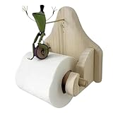 Kreativer, der Fahrrad Fährt, Toilettenpapierhalter Lustiger An der Wand Montierter -Rollenhalter