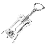 SOIMISS Flügelkorkenzieher Manueller Weinflaschenöffner Flaschenöffnungswerkzeug für Weinliebhaber für Partys und Zuhause aus Hochwertigem Material Sicher
