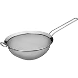 WMF Gourmet Küchensieb 22 cm, Sieb Edelstahl, Cromargan Edelstahl poliert, spülmaschinengeeignet