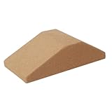 Dreieckiger Yoga-Trainingsblock – Übungs-Fitness-Block, rutschfeste, stützende Holzblöcke, natürlicher dreieckiger Yoga-Stützblock, hochdichte Yoga-Workout-Blöcke für Fitness und Stretching