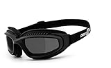 Chillout Rider® | Chopperbrille, Motorrad Sonnenbrille, Bikerbrille, Motorradbrille | beschlagfrei, gepolstert, bruchsicher | Brille (smoke [CR004])