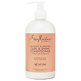 Shea Moisture Coconut und Hibiscus Curl und Shine Conditioner, 1er Pack (1 x 384 ml)