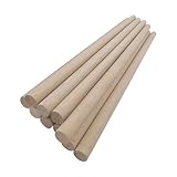 Holzstäbchen Zum Basteln 100 Stück Rundstäbe, 30 cm lang, Zypressenholz, Durchmesser 8 mm, Holzstäbe, DIY-Modell, Handwerk, Holzbearbeitungswerkzeug