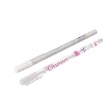 MULAIDI 1 Stück Weiße Hakenliner Stifte Marker Schwarzes Papier Textmarker Reviser 0 8 Mm Gelstifte Gelstifte Für Erwachsene Farbgelstifte Zum Färben Von Gelstiften Für Journaling Gelstifte