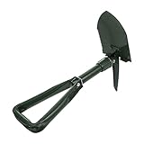 MILISTEN 1 Satz Outdoor Klappschaufel Faltbare Schneeschaufel für Gartenarbeit und Wintereinsatz für Notfälle Camping und Schneeräumung Tragetasche