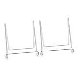 Vaguelly 2Stücke Moderner Metallständer Für Ausstellungen Robuste Dekoration Für Magazine Und Smartphones Tischornament Für Handschonend