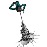 VONROC Mörtelrührer inkl. Rührwerk [1800W] - Betonmischer Quirl [mit Sanftanlauf] für Beton, Zement, Farbe, Mörtel - 2 Geschwindigkeitsmodi