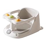 Weqizuerqi 39.5x28.6x16.5 Cm Baby Badesitz Badewanne Baby Badewannensitz Mit Saugnäpfen pp Rutschfester Badstuhl Für Kleinkinder Und Neugeborene