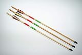 Bärentöter Kindersportpfeile 53 cm 3 STK. Pfeile mit Gummispitze (3 STK.) Holzpfeil Pfeil aus Holz