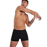 Speedo Herren ECO Endurance+ Aquashort Schwimmhose | Chlorbeständig | Recyclingmaterial | Schwimm-Fitness | Training | Urlaub Schwimmbekleidung, Schwarz, 34