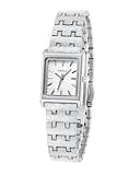 CIVO Armbanduhr Damen Silver Damenuhr: Klassische Analog Edelstahl Eckig - Wasserdicht Klein Luxus Uhren für Frauen