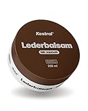 KESTRAL Lederbalsam mit Jojobaöl - farblos - für Leder & Kunstleder - Intensive Pflege & Schutz vor Alterung - Lederpflege für Auto, Motorrad, Ledercouch, Jacke, Schuhe & Bekleidung - Made in Germany