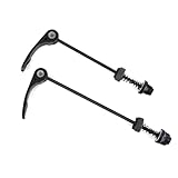 DMJJSD 2 Stück Schnellspanner Fahrrad Vorder und Hinterrad Achse, Bicycle Quick Release Schnellspanner Quick Release Fahrrad Achsen Set MTB Schnellspanner für Rennrad/Mountainbike