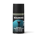 Boldking Rasierschaum Männer Original 75 ml - Schäumendes Rasiergel Männer - Rasiergel für eine schonende Rasur - Rasierseife ohne Silikone oder Parabene