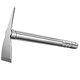 Toyvian Hacke Aus Edelstahl Kleine Gartenhacke Kleine Handliche Gartenhacke Hiege Aus Jäten Gartengeräte Werkzeug Hacke Kultivieren Kleine Handhacke Erdhacke Graben Rostfreier Silber