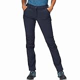 Regatta Frauen Fenton Water Repellent and Wind Resistant Softshell Regular Leg Anzughose, Navy, Size 14