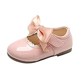 Leder Kleinkind Schuhe Mädchen Säugling Baby Knoten Kinder Sandalen Jungen, rose, 20 EU