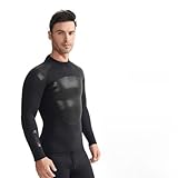 HEFAM 3mm Neopren Tauchanzug für Männer Frauen Schnelltrocknende Surfanzug Wetsuit Vollständiges Schnorcheln Tauchanzug EIN Stück,Tops(Man),S