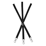 Abaodam 3Stücke Verstellbare Pferdeeimer Fixgurte Langlebige Metallteile Wasserdichtes Befestigungsseil Für Pferdestallzubehör Für Verschiedene Löffelgewichte