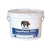 CAPAROL CAPAWEISS ULTRA Waschbare und atmungsaktive Farbe 5 Liter und 14 Liter Weiß (LT 14)