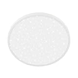 BRILONER - LED Deckenlampe mit Dekorblende, Sternenhimmel, neutralweiße Lichtfarbe, LED Lampe, Deckenleuchte, Wohnzimmerlampe, Küchenlampe, Deckenbeleuchtung, Flurlampe, 33 x 6 cm (DxH), Weiß