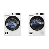 Bundle of Gorenje WPAM84A1T 8kg Waschmachine mit Dampffunktion + Gorenje DPNE82/GN 8kg Trockner Kondensation mit Wärmepumpe