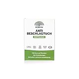 BIOBAUM® Antibeschlagtuch DOPPELPACK 15x15 cm für Ihre Brille, Taucherbrille, Schwimmbrille, Auto uvm. Reinigungstuch (2x Antifog Tücher pro Verpackung) (1)