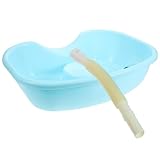 Beavorty Flaches Shampoo Becken Haarwaschbecken Für Bettlägerige Menschen Waschbecken Shampoo Schüssel Für Das Waschbecken Zu Hause Haarwaschbecken Für Ältere Menschen Tragbares