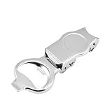 Dewocke Edelstahl Flaschenöffner, Flaschenverschluss Bierflaschen, Tragbare Bierflaschenöffner, Klappbarer Bieröffner, Flaschenkappenöffner für Home Bar Camping