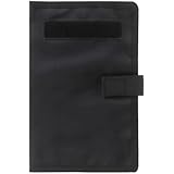 Machify Notebook-Hülle mit bewaffnetem Fach für A5, 28,4 x 21,6 cm, schwarzes Polyester, abnehmbar, Ausrüstungs-Organizer für Feldnotizen im Freien