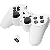 Esperanza EGG108W Wireless Gamepad 2,4Ghz PS3/PC USB Gladiator Schwarz/Weiß