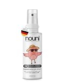 nouni Summer Rescue Spray für Kinder – nach Sonne, Salz & Chlor - Leave-in Conditioner mit Panthenol, Keratin & Seidenprotein – feuchtigkeitsspendend, silikonfrei, vegan, sommerlicher Duft – 100 ml