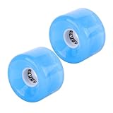 MAGICLULU 2 Stück Teiliges Skateboard Blau Transparente Pu leuchträder Weich und Hochelastisch Langlebiger Skateboard räder Ersatz für Longboard und Kickboard Vielseitig und Sportlich
