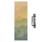 Satori Concept Yogamatte aus Kork mit Unterseite aus Naturkautschuk, extra Größe, Dicke und Unterstützung, hervorragende Polsterung und Griffigkeit, rutschfest, ungiftig, schweißresistent, nachhaltig