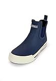MADSea Unisex Gummistiefelette Short Story | Regenstiefel Gummistiefel Gartenschuhe Wasserdicht Segelstiefel | Kurzer Schaft Knöchelhoch, Dunkelblau/Weiß, 41 EU