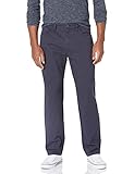 Amazon Essentials Herren 5-Pocket-Chinohose, Komfortabler Stretch, Sportlich Geschnitten (Früher Goodthreads), Marineblau, 32W / 30L
