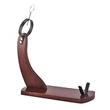 Schinkenständer – Schinkenschnitzgestell aus Holz mit rutschfestem Pad | Stabiler Stabiler Holzbrett Schinkenständer | Stabiler Küchenständer | Schinkenständer zum Schneiden | Schinkenhalter für