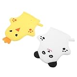 LOORGVEL Badehandschuh Tiermotiv Weicher Waschhandschuh aus Hautfreundlichem Material Peeling Duschhandschuh für Babys und Kleinkinder Geeignet für Familienbad