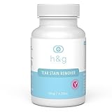 h&g PETCARE Vegetarian Tränenfleckenentferner by Greenland – Natürliche Nahrungsergänzung für Hunde gegen Tränenflecken & Fellverfärbungen – Augenpflege für helle Hunderassen (120g)