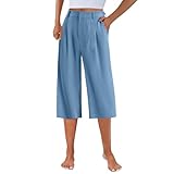 Leinenhose für Damen, Motorrad, Sport, Fußball, trendig, Schwimmen, öffentliche Shorts, Baumwolle, Jogger, Skinny Bike, Reiten, blau, XXL