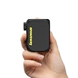 anoutway Tiny E-Pump Fahrradpumpe, Mini-Portable Luftpumpe für Fahrradreifen, Autoabschaltung, MAX 120 PSI Elektrische Fahrradpumpe für Schrader- und Presta-Ventil AT1