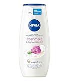 NIVEA Cashmere & Cottonseed Oil Pflegedusche, pH-hautneutrales Duschgel mit Vitaminen und wertvollen Ölen, feuchtigkeitsspendende Cremedusche mit Orchideen-Duft (250 ml)