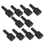 OUNONA 10 Stück Leere Nagellackflaschen Pinsel und Deckel für Diy Nagellack Aufbewahrung von Nagelpflegeprodukten und Kosmetik