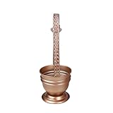QAZWZG Holzkohlekorb Holzkohlehalter Korb Edelstahl Shisha Wasserpfeifen Shisha Carbon Korb Wasserpfeifenzubehör Für Barbecue(Gold)