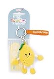 NICI Schlüsselanhänger Zitrone Glücksbringer 7cm - gelb - Treuer-Begleiter für Rucksack oder Tasche, Schlüsselhalter für klein und Groß | 61802