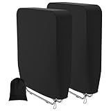 2 Stück Garten Klappbare Liegestuhl Abdeckung Wasserdicht, Faltbett Aufbewahrungshülle Klappbar Oxford Liege Schutzhülle Wasserdicht Winddicht Beständiges für Gartenliege Sonnenliege Relaxliegen (2)