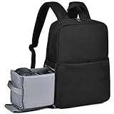 VBPCEFZTLK SLR Kamera-Rucksack professionelle verschleißfeste große Tasche Kameraobjektiv Notebook Outdoor-Reisetasche Fit for Canon Fit for Nikon Fit for Sony Kameratasche(L4 Black S)