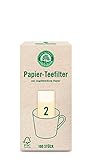 Lebensbaum Papier Teefilter Gr 2 100 Stücks 1 Schachtel Mit 100 Stück