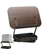 Buchständer Leseständer - Verstellbare Buchablage - 360° Drehbarer Halter Für Kochbücher Tablets Laptops Zeitschriften Lehrbücher